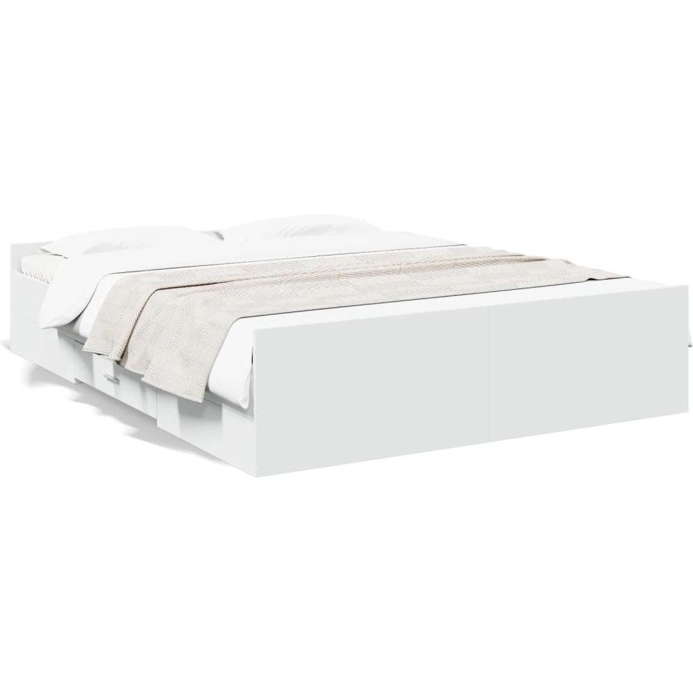 VidaXL, Bett, Bettgestell mit Schubladen (150 x 200 cm)