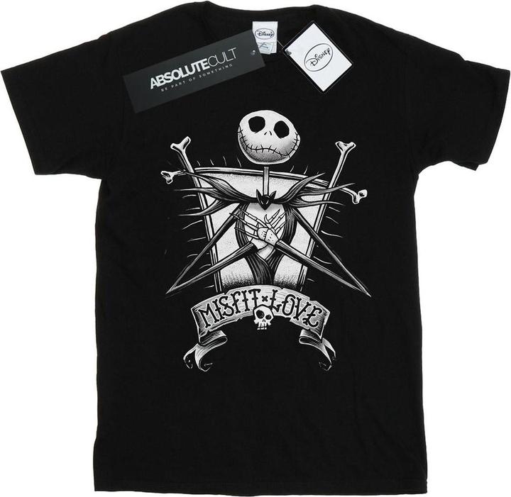 Immagine prodotto Disney Nightmare Before Christmas Misfit Love Maglietta Ampia Donna (L)
