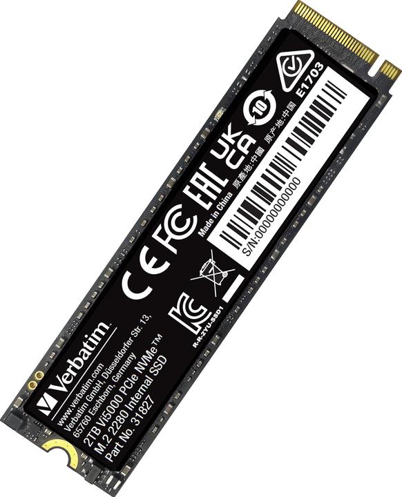 Produktbild Verbatim Vi5000 (2000 GB, M.2 2280)
