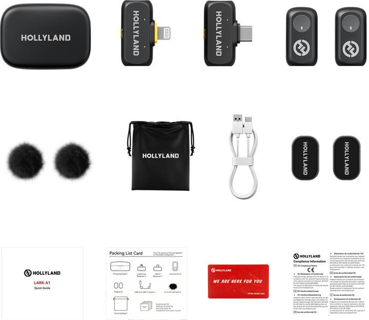 Actual product image Hollyland Lark A1 Combo - Gray