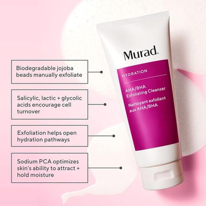 Image du produit Murad AHA/BHA Exfoliating Cleanser (Exfoliant nettoyant, 148 ml)
