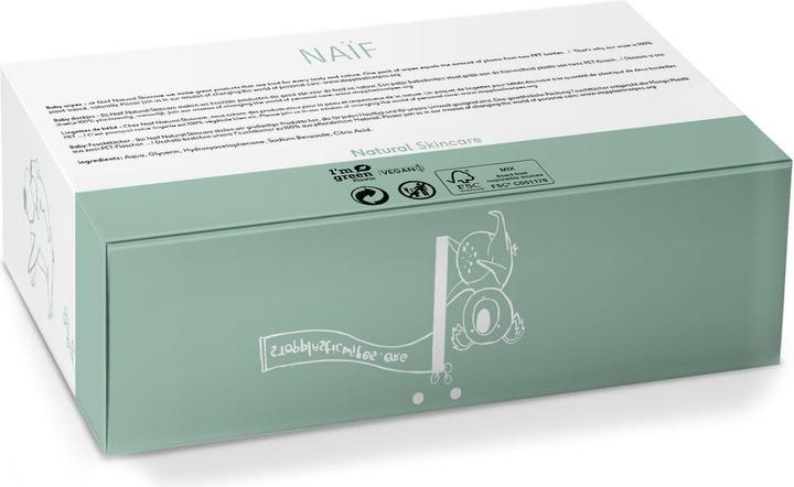 Actual product image Naïf Baby wet wipes (16 x 54 pcs.)