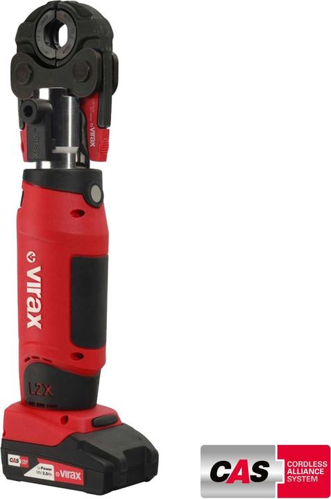 Produktbild Virax Akku-Pressmaschine VIPER L2X 18V 1x 2,0 Ah CAS-Akku + Ladegerät inkl. Mutterzange