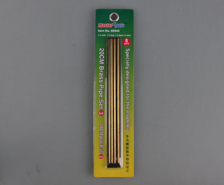 Produktbild Master Tools 20CM Brass Pipe / Messingrohr Set 3