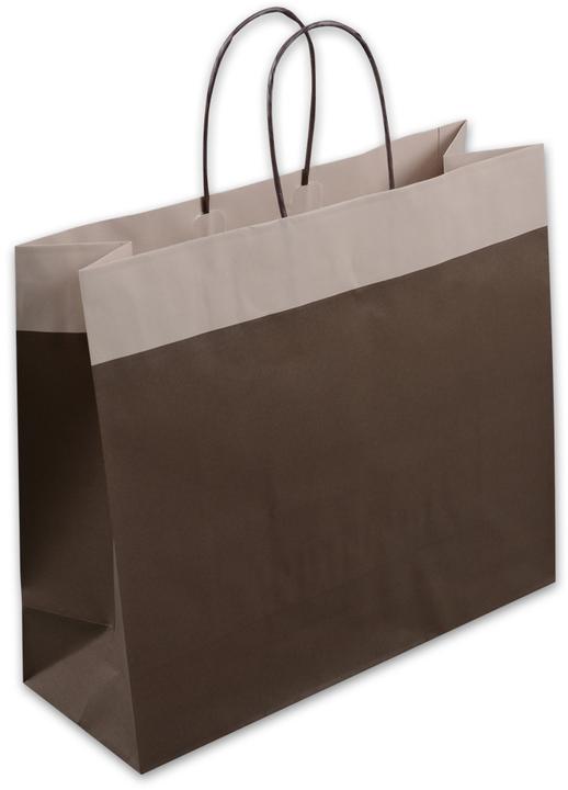 Actual product image Elco Carrier bag brown/silver 350x130x310mm (Gift bag, 25 x)