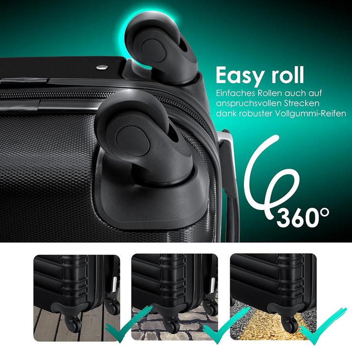 Image du produit Kesser Ensemble de valises rigides (34 l)