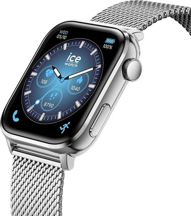 Produktbild ICE Watch Ice Smart 3.0 Rectangular 1.78 Silver Milanese