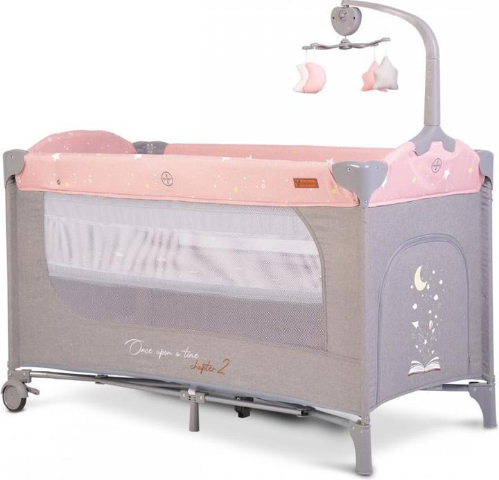 Actual product image Cangaroo Travel cot Once upon a time (60 x 120 cm)