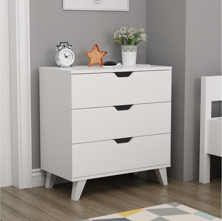 Productafbeelding Homitis Valencia 3 - Wit (72 x 40 x 76 cm)