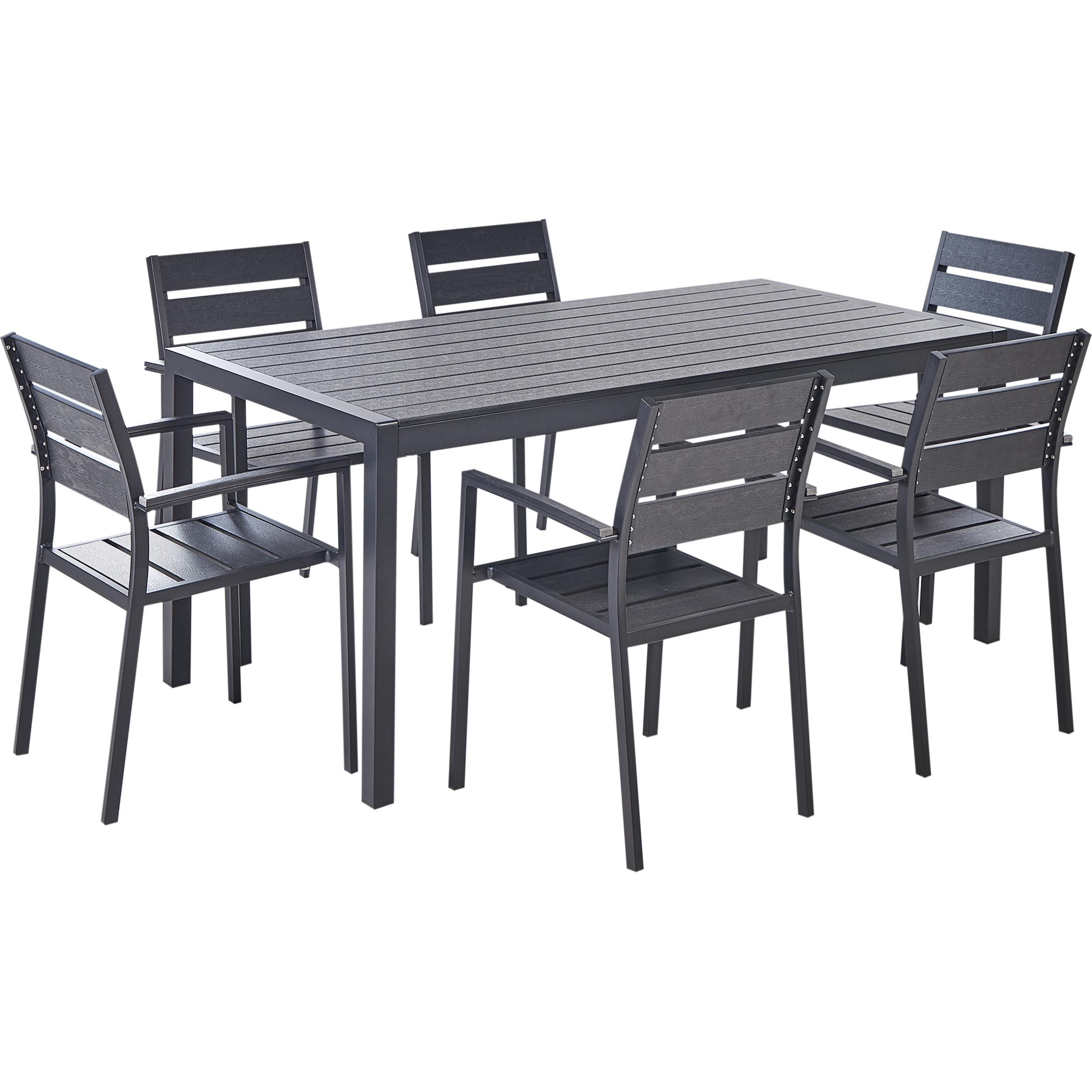 Beliani, Gartentisch + Balkontisch, Vernio (180 cm)