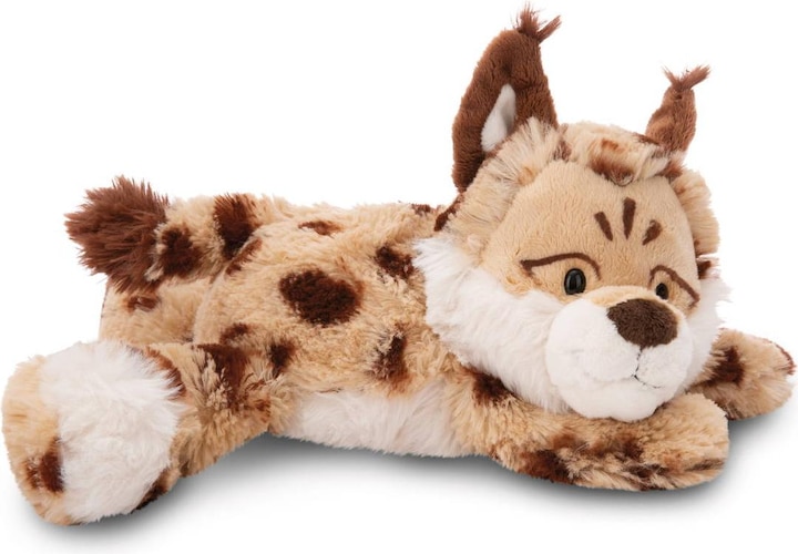 Actual product image NICI 49807 Cuddly toy lynx Lyka 30cm lying GREEN (13 cm)