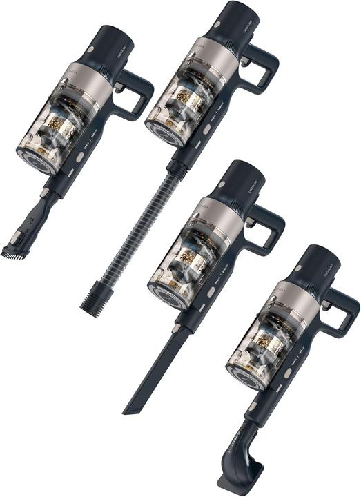 Produktbild Cecotec Drahtloser Staubsauger mit Selbstleerbasis, 220 AW Saugkraft, 90 Min Laufzeit, Anti-Haar-Bürste