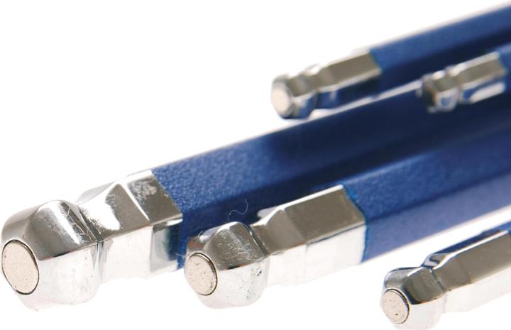 Produktbild BGS Winkelschlüssel-Satz, extra lang Innensechskant mit Kugelkopf 1,5 - 10 mm 9-tlg. (Innensechskant)