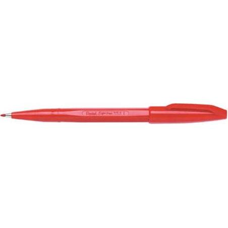 Thumbnail - Pentel, Schreibstifte, Faserschreiber SignPen S520 0,8mm rot (Rot, 12 x)