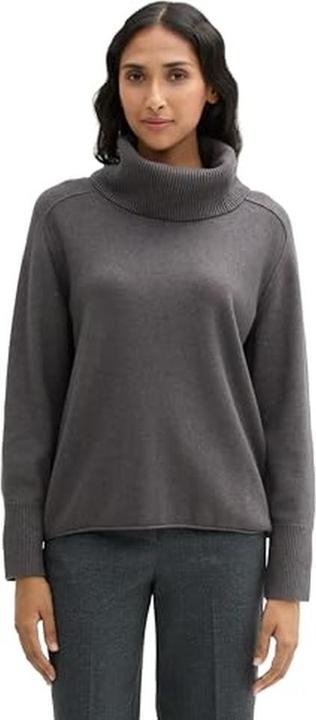 Produktbild Tom Tailor Damenpullover mit langen Ärmeln, optimale Passform und hoher Tragekomfort (M)