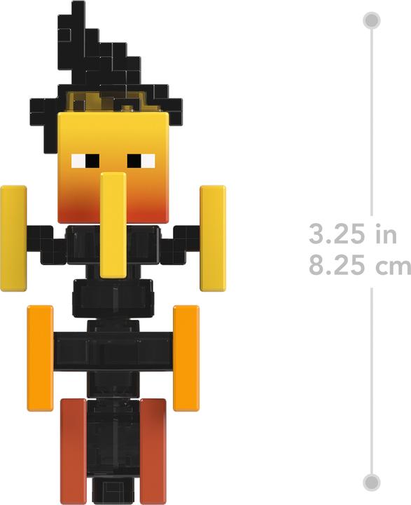 Actual product image Mattel MINECRAFT 3.25' CORE FIGURE Blaze