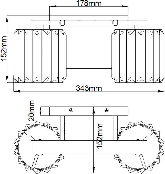 Actual product image Elstead Lighting Divine wall light (G9)
