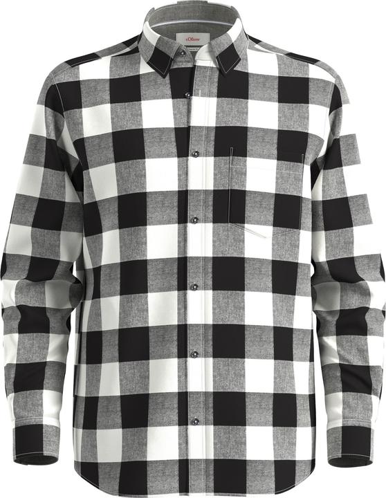 Produktbild s.Oliver Hemd Regular: Karohemd aus Baumwollstretch (XL)