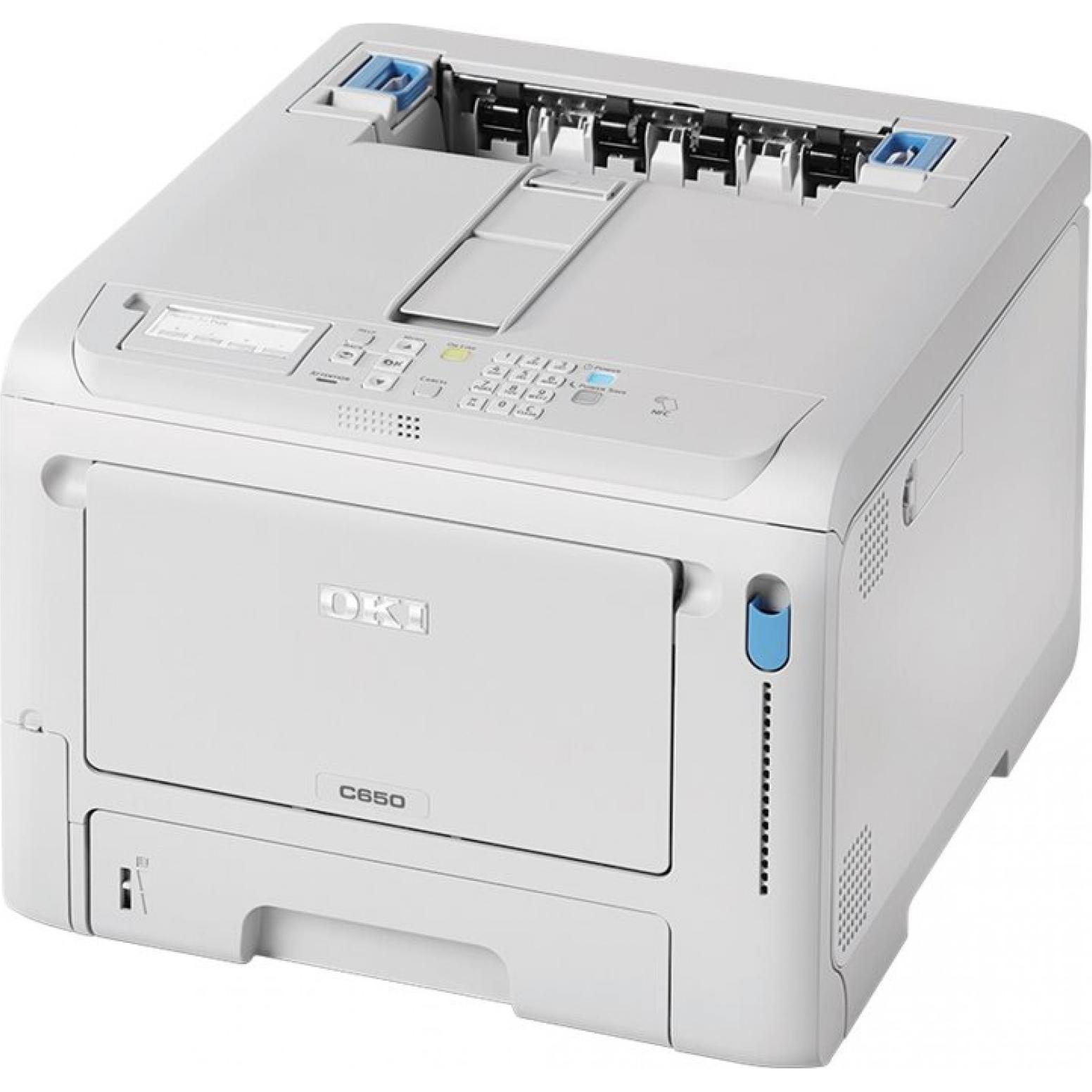 Thumbnail - OKI C650dn (Laser, Farbe), Drucker, Schwarz, Grau