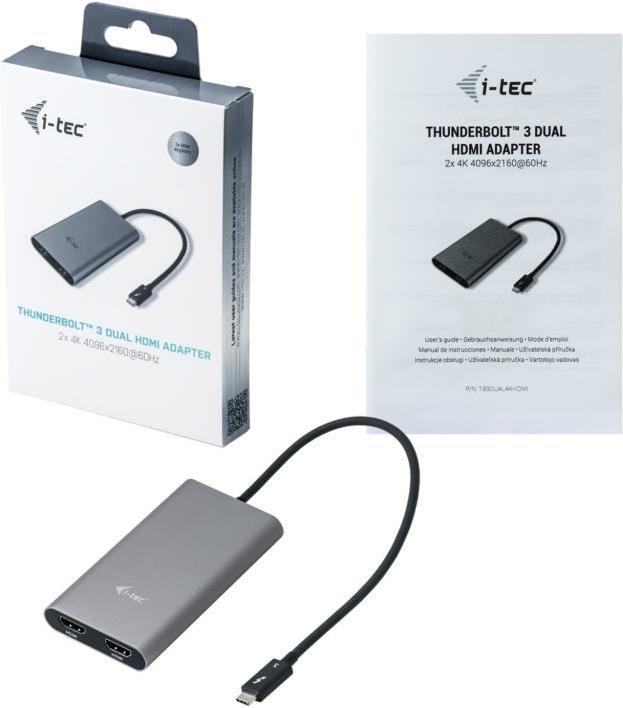 Actual product image i-tec Thunderbolt 3 to (HDMI, 27 cm)