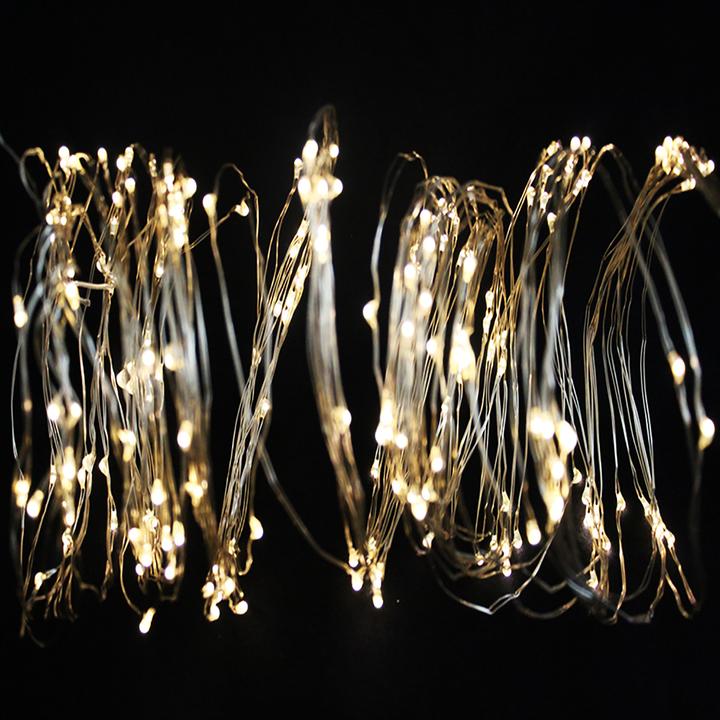 Produktbild Mojawo 200er Micro LED Schweif-Kette Lichterkette Innen und Aussen (2 m)