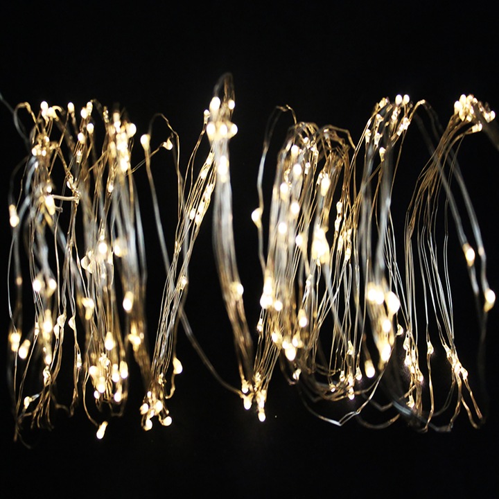 Actual product image Mojawo 200 micro LED tail chain fairy lights indoor and outdoor (2 m)