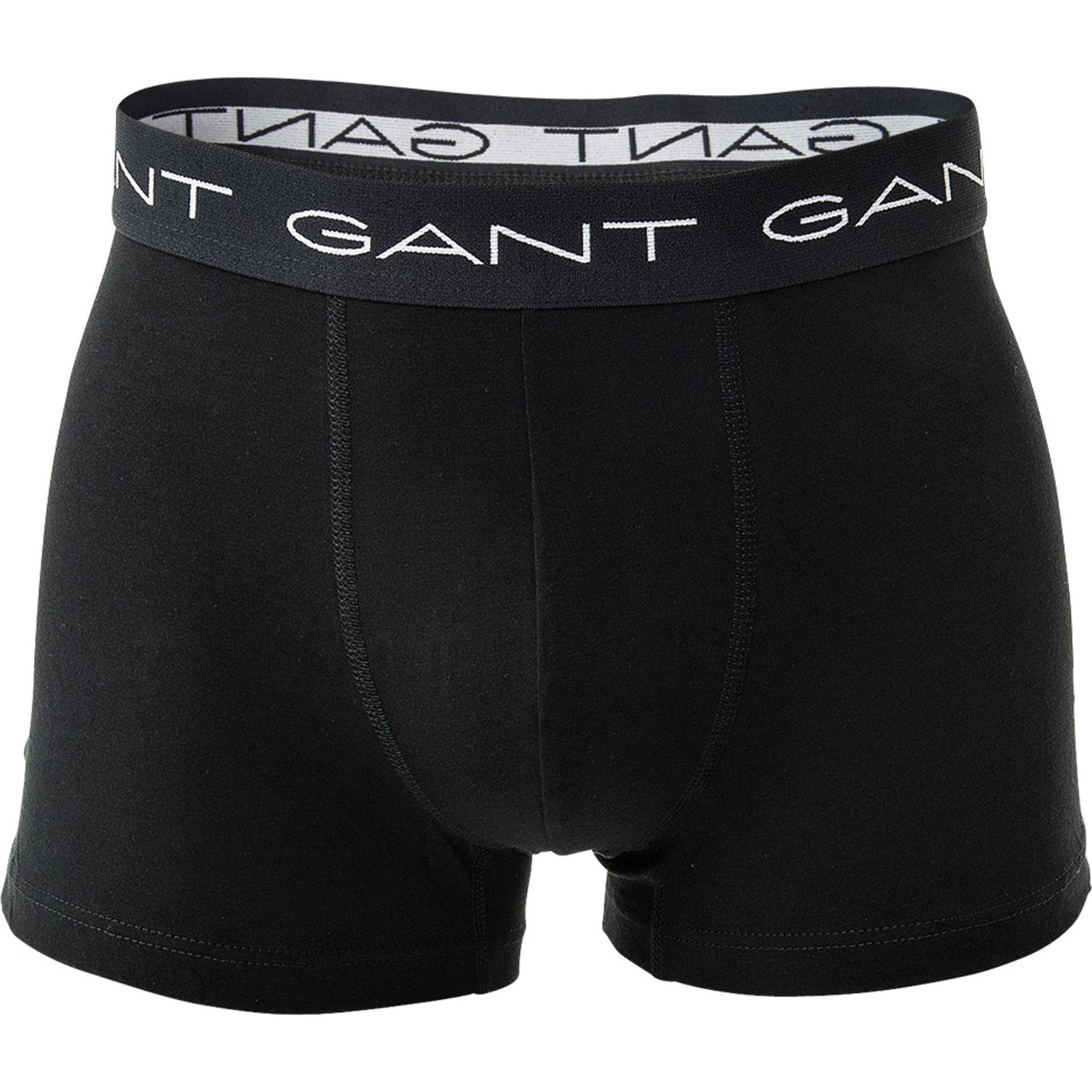 Thumbnail - GANT, Herren, Unterhosen, Boxershorts Casual Figurbetont, Schwarz, (S, 3er Pack)