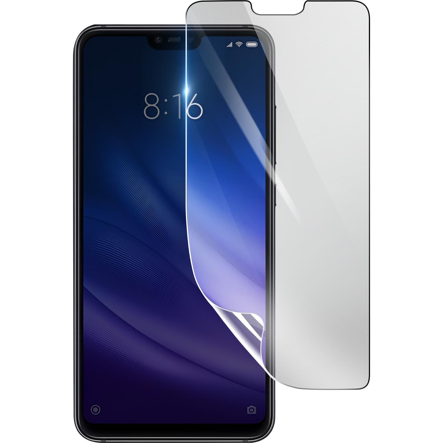 3MK Hydrogel Bildschirmfolie für Xiaomi Mi 8 Lite (1 Stück, Xiaomi Mi 8 Lite), Smartphone Schutzfolie, Transparent