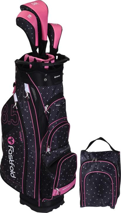 Schwarz, lightpink, weiss - bow print