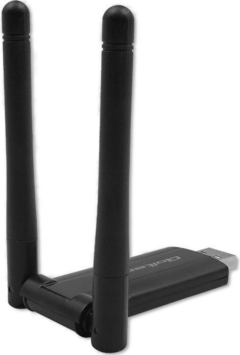 Produktbild Qoltec DUAL WiFi Adapter 2x2dBi Standard AC, USB3.0 (USB 3.0)