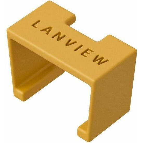 Lanview SmartClicks Clips 20pcs Yellow, Netzwerk Zubehör
