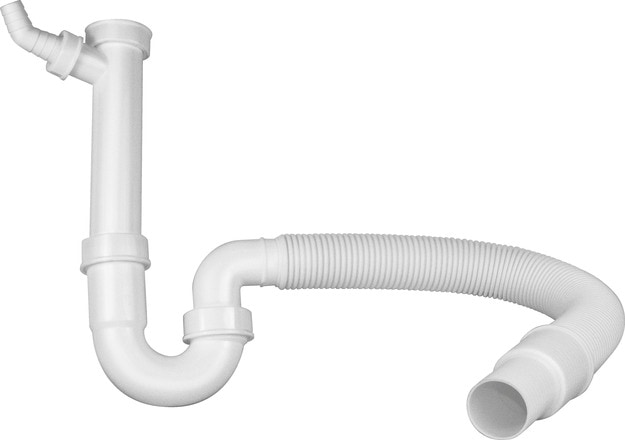 Actual product image Blanco 137262 flexible 1 1/2 "x 50 mm with 1 machine connection (Tube siphon, 1 1/2“)