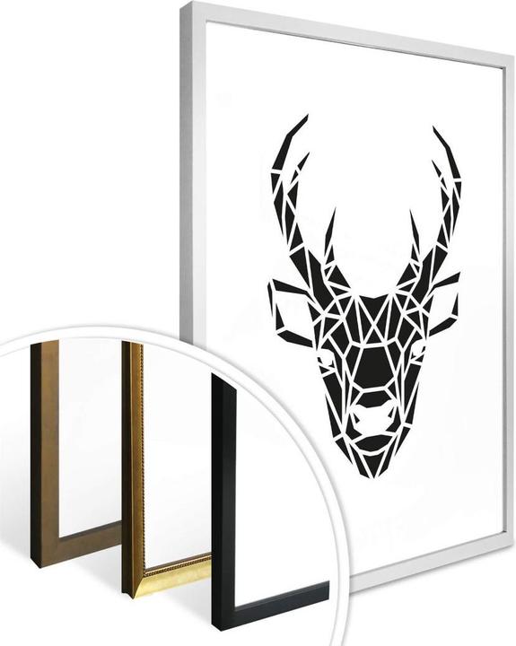 Image du produit Trenddeko Origami cerf (100 x 120 cm)