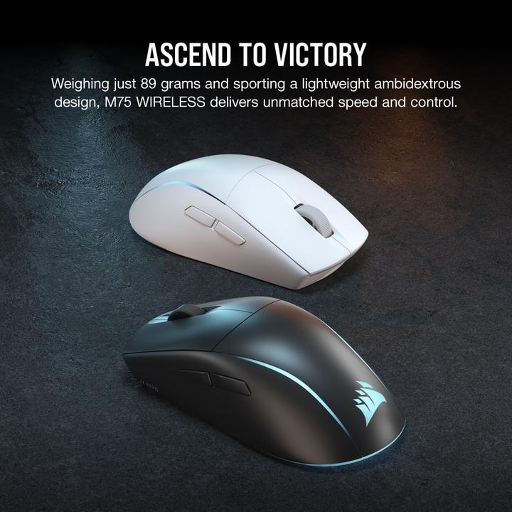 Image du produit Corsair M75 (Sans fil, Filaire)