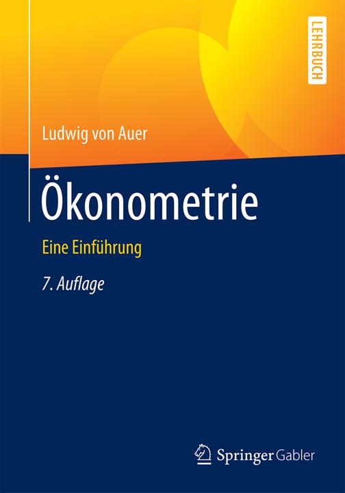 Produktbild Ökonometrie (Deutsch, Ludwig von Auer, 2016)