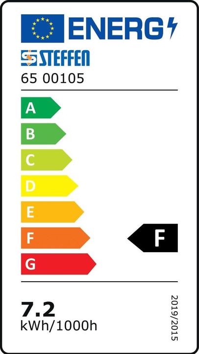 Energy Label Steffen GardenLine Spot (646 lm, GU10, IP66)