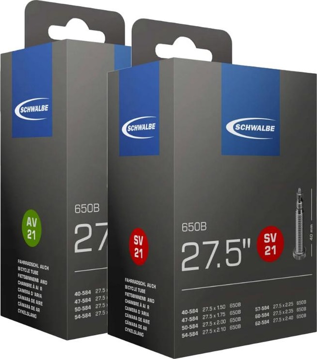 Actual product image Schwalbe Sv21 (Presta (SV), 27.5", 40 mm)