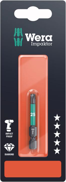 Produktbild Wera 867/4 IMP DC TX 25 x 50 mm SB (Innensechsrund TX, Sechskant (hexagonal))