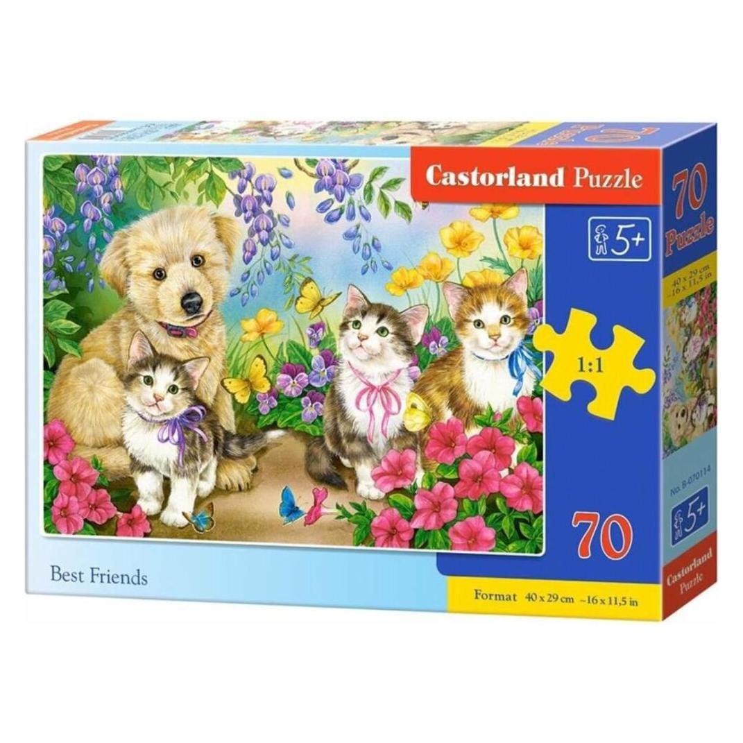 Castorland I Migliori Amici, Puzzle 70 Pezzi (70 Pezzi)