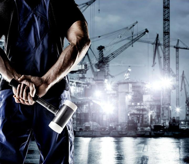 Actual product image Halder Nylon hammer (585 g)