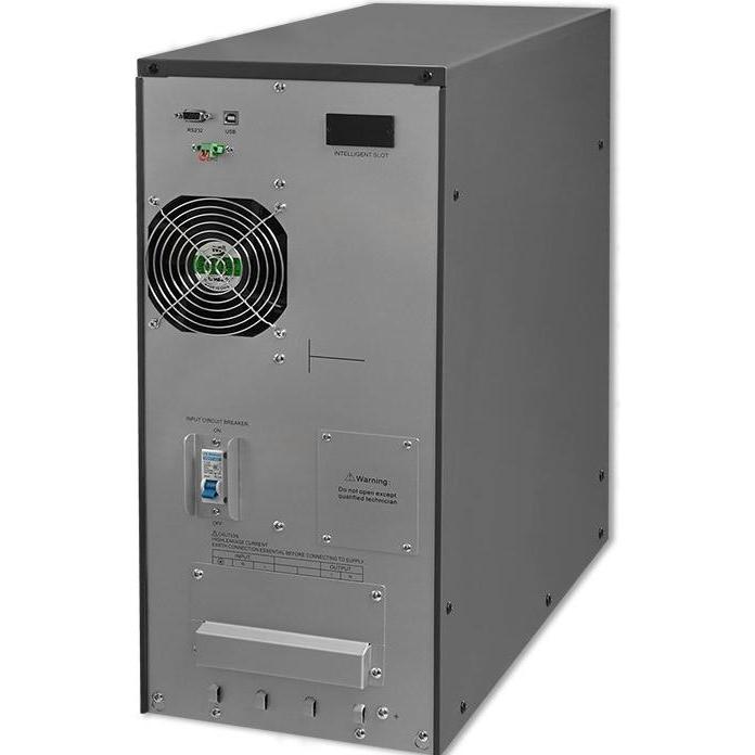 Thumbnail - Qoltec 53982 UPS / On-line / 6kVA (6000 VA, 4800 W, Online-Doppelwandler USV), USV