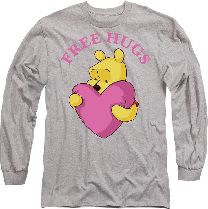 Immagine prodotto Winnie the Pooh Free Hugs Maglietta San Valentino Adulto Unisex (M)