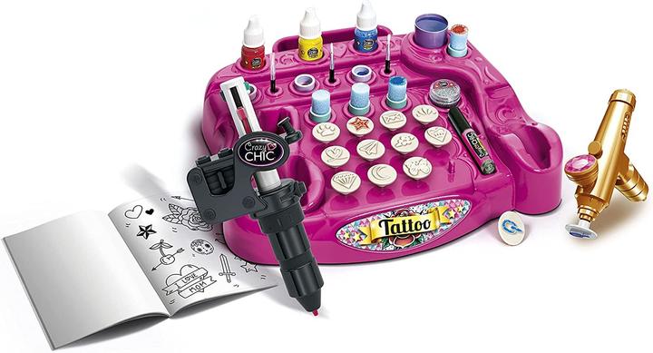 Actual product image Clementoni Crazy Chic tattoo studio creative toy - gift set