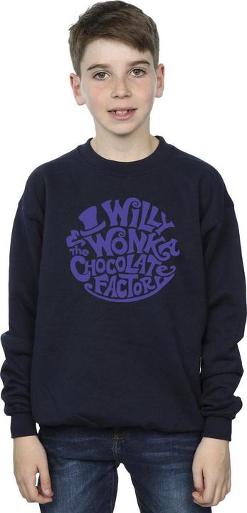 Immagine prodotto Willy Wonka & the Chocolate Factory Typed Logo Felpa Ragazzi (104)