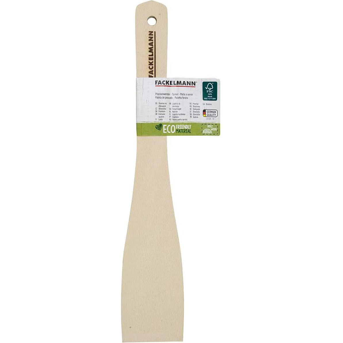 Thumbnail - 10x Fackelmann Kochlöffel 'Fair', Kochbesteck, Braun