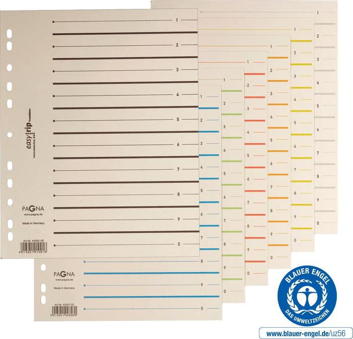 Actual product image Pagna Easy Rip DIN A4 kraft cardboard recycled chamois black 100 pcs/pack.