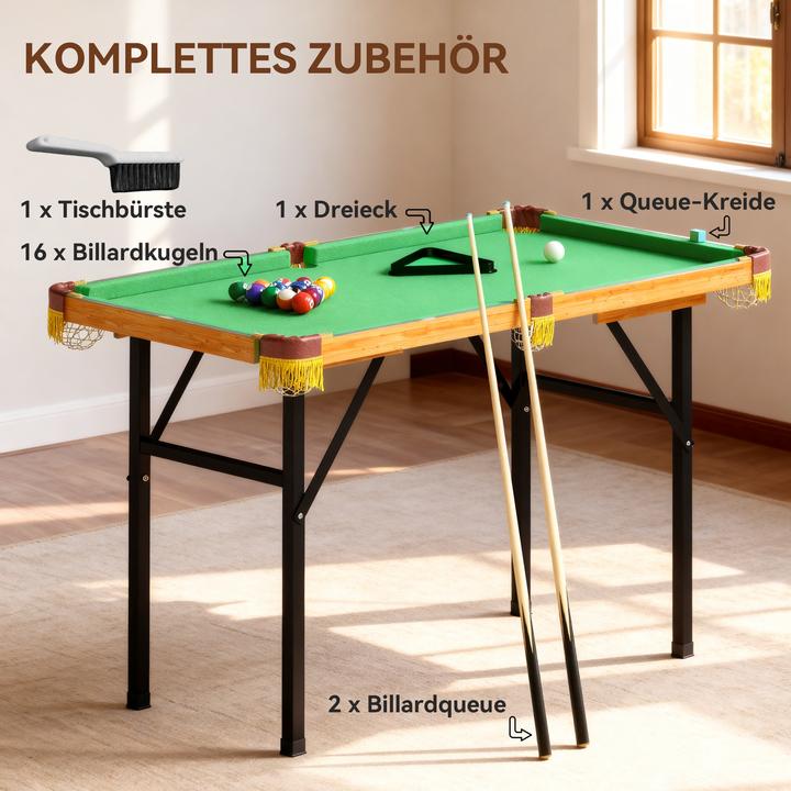 Produktbild SportNow Billardtische MDF, Polyester Grün