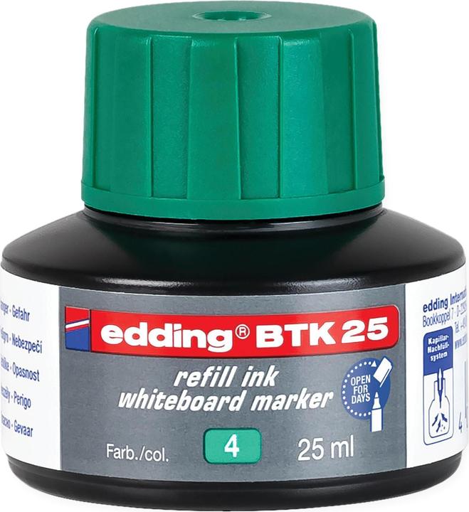 Produktbild Edding Nachfülltuschen BTK 25 (Grün, 1 x)
