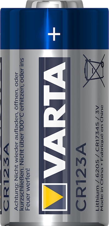 Actual product image Varta Photo Lithium (2 pcs., CR123A, 1430 mAh)