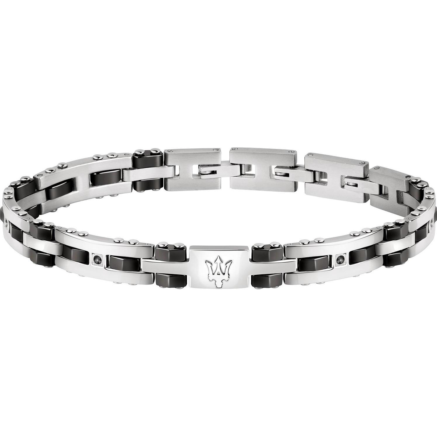 Maserati, Armschmuck, Armband, (21 cm, Edelstahl, Keramik)
